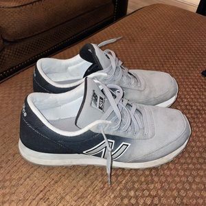 Mens Black and Gray New Balance 501s